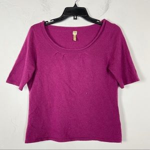 Future Paradise Sweater Knit‎ Purple Pullover Top